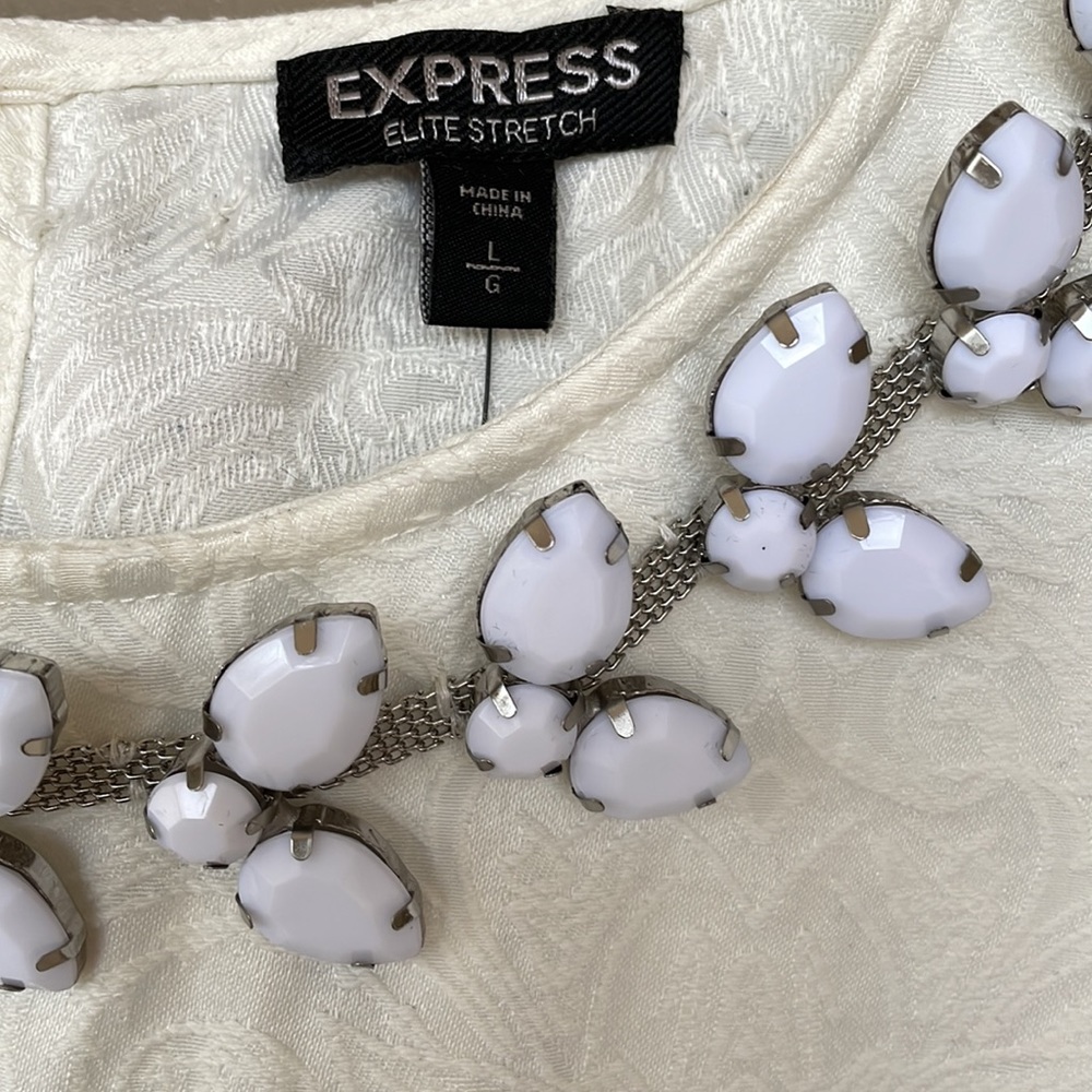 NWT Express Elite Stretch Blouse - size Large